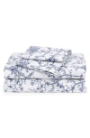 Petite Plume Timeless Toile Cotton Percale Sheet Set In White