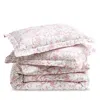 Petite Plume Timeless Toile Percale Duvet Set, Twin In Pink