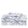 Petite Plume Timeless Toile Percale Sheet Set, Twin In White
