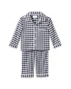 Petite Plume Unisex Classic Pajama Set - Baby, Little Kid, Big Kid In Navy