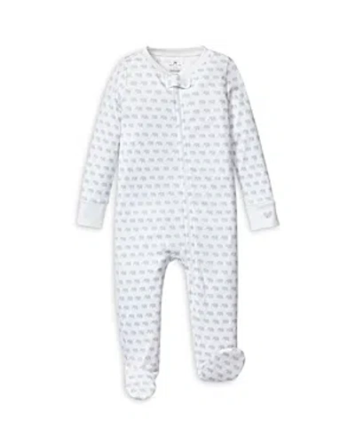 Petite Plume Unisex Pima Cotton Elephants Footie - Baby