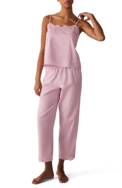 Petite Plume Voile Fleur Pajamas In Pink