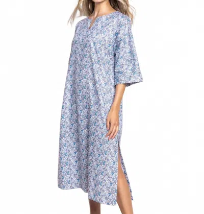 Petite Plume Women's Fleur D'azur Caftan In Blue