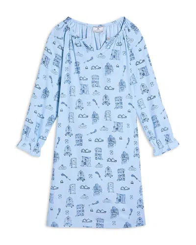 Petite Plume Kids' X Bloomingdale's Girls' Toile Nightgown - Exclusive In Blue