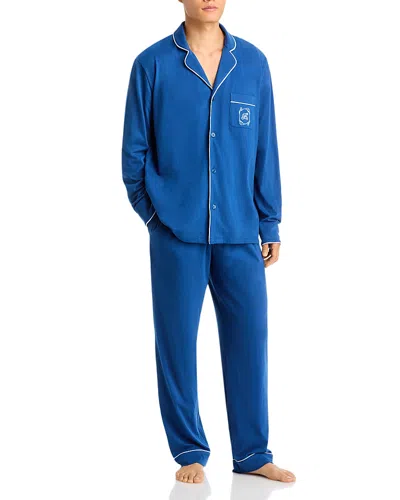 Petite Plume X Bloomingdale's Pima Cotton Pajama Set - Exclusive In Blue