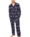 Petite Plume Zebre De Nuit Pima Cotton Printed Pajama Set In Zebre De Nuit