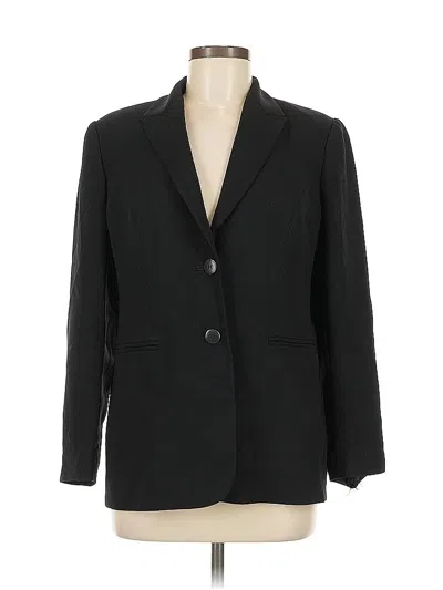 Pre-owned Petite Sophisticate Blazer Jacket In Black