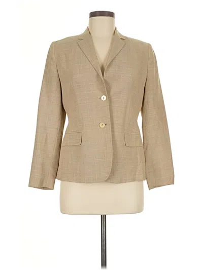 Pre-owned Petite Sophisticate Blazer Jacket In Brown