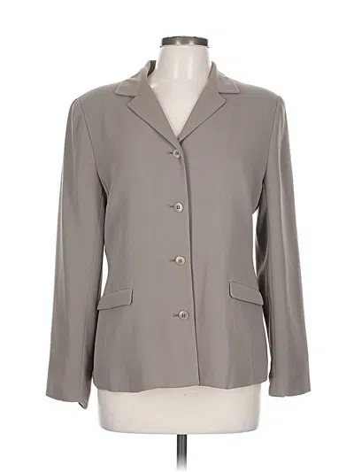 Pre-owned Petite Sophisticate Blazer Jacket In Gray