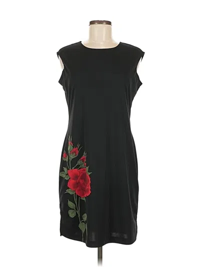 Pre-owned Petite Sophisticate Casual Dress In Black