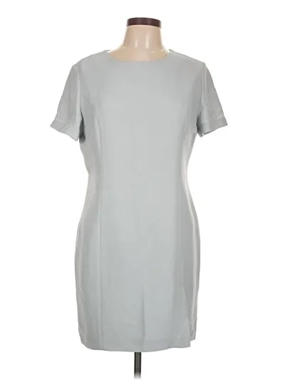 Pre-owned Petite Sophisticate Casual Dress In Gray