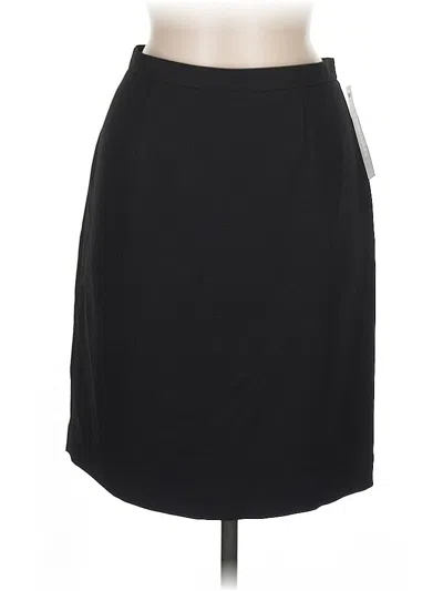 Pre-owned Petite Sophisticate Formal Skirt In Black