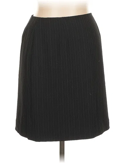 Pre-owned Petite Sophisticate Formal Skirt In Black