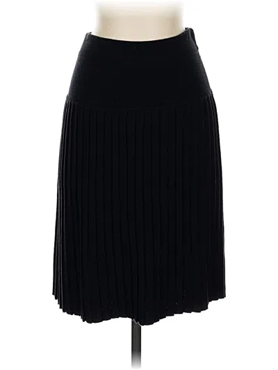 Pre-owned Petite Sophisticate Formal Skirt In Black