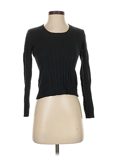 Pre-owned Petite Sophisticate Pullover Sweater In Black