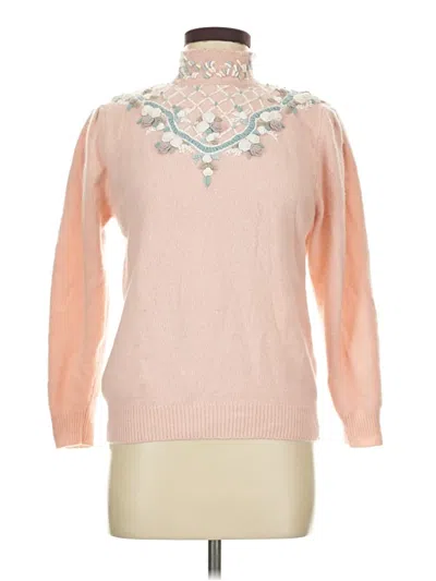 Pre-owned Petite Sophisticate Pullover Sweater In Pink