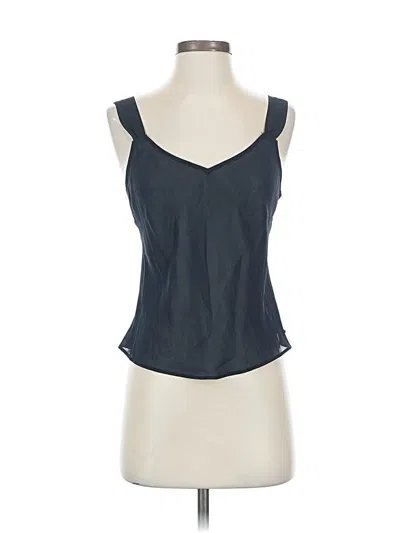 Pre-owned Petite Sophisticate Sleeveless Blouse In Gray