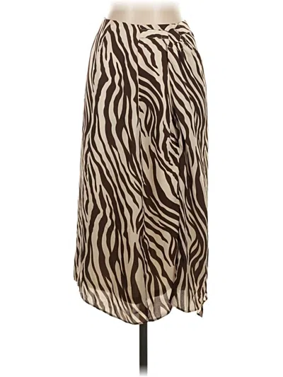 Pre-owned Petite Studio New York Casual Skirt In Brown