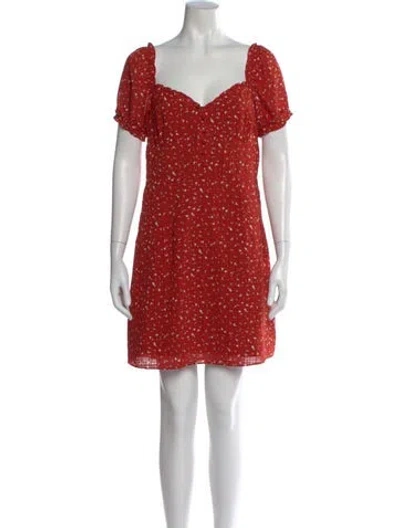 Pre-owned Petite Studio Nyc Printed Mini Dress In Multi