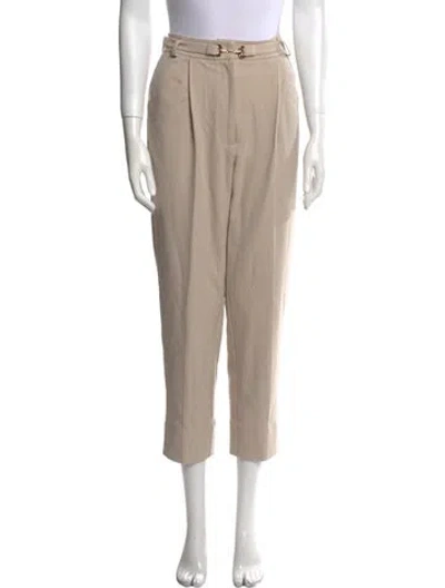 Pre-owned Petite Studio Nyc Straight Leg Pants In Neutral