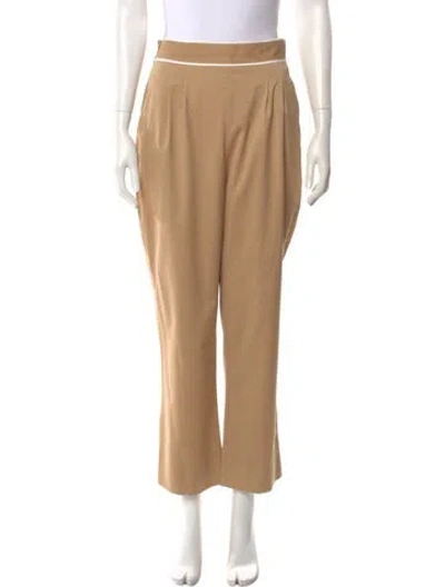 Pre-owned Petite Studio Nyc Straight Leg Pants In Neutral