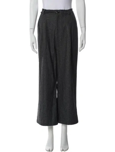 Pre-owned Petite Studio Nyc Wide Leg Pants In Black