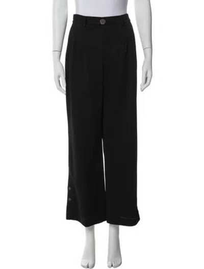 Pre-owned Petite Studio Nyc Wide Leg Pants In Blue