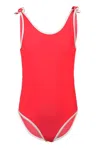 Petites Pommes Elizabeth Swimsuit Signal Red