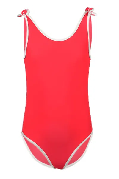 Petites Pommes Elizabeth Swimsuit Signal Red