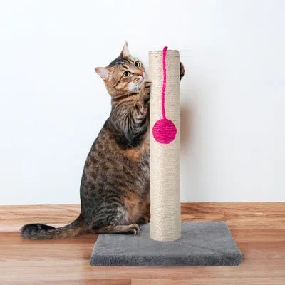 Petmaker 17-inch Indoor Cat Scratching Post In Gray