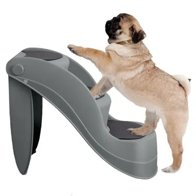 Petmaker 3-step Pet Stairs For Small Dogs In Gray
