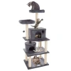 Petmaker 5-tier Cat Tree With Scratch Posts, Gray In Gray