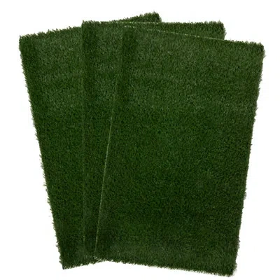 Petmaker Artificial Grass Pee Pads For Dogs - 3 Pack 44” X 26.5” Replacement Turf Artificial Grass Pads For I
