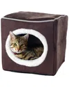 Petmaker Cozy Cave Enclosed Cube Pet Bed