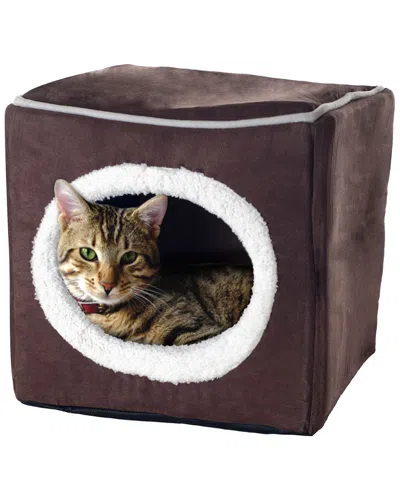 Petmaker Cozy Cave Enclosed Cube Pet Bed