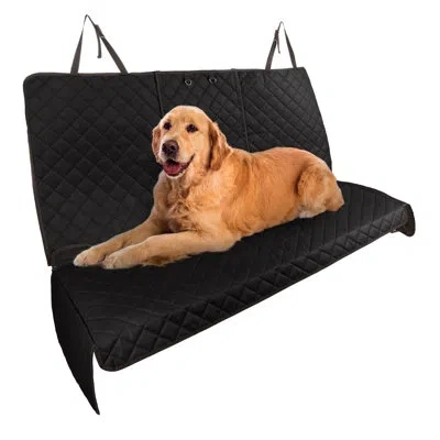 Petmaker Dog Car Seat Cover For Back Seat, In Black