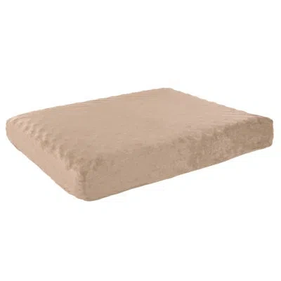 Petmaker Memory Foam Dog Bed - Orthopedic Pet Pad With Machine Washable Cover In Tan