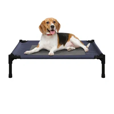 Petmaker Pet Adobe Replacement Elevated Dog Bed Cover, Blue In Navy