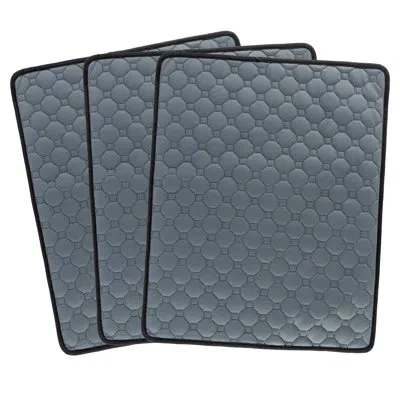 Petmaker Washable Pee Pads For Dogs 3-pack, 23” X 18.3” Super Absorbent Reusable Puppy Pads For Dog Pee Grass In Blue