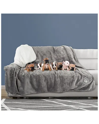 Petmaker Waterproof Pet Reversible Throw In Gray