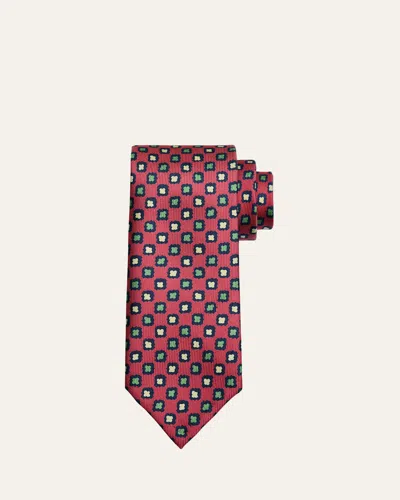 Petronius 1926 Men's Limited Edition Geometric Silk Tie