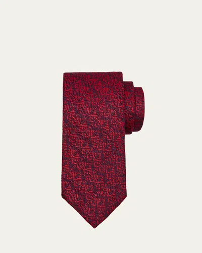 Petronius 1926 Men's Limited Edition Linen Jacquard Tie