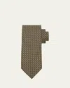 Petronius 1926 Men's Limited Edition Micro-floral Silk Tie