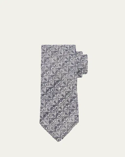 Petronius 1926 Men's Limited Edition Woven Linen Tie