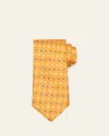 Petronius 1926 Men's Polka Dot Linen Tie