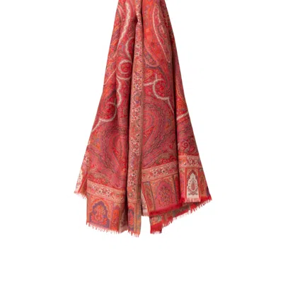 Petrusse Women's Wool Stole - Merveille Red