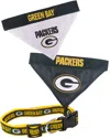 Pets First Green Bay Packers Collar & Reversible Bandana
