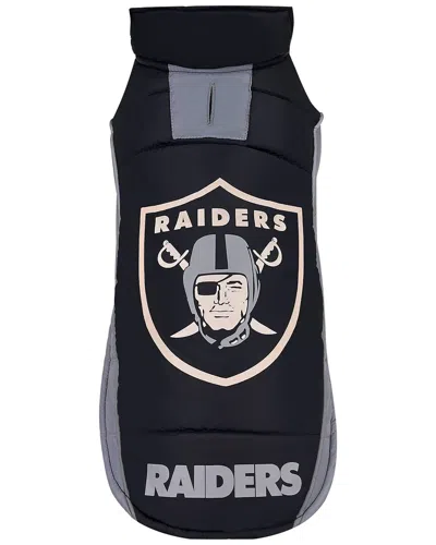 PETS FIRST NFL RAIDERS PUFFER VEST