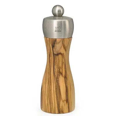 Peugeot 6-inch Classic Fidji Salt Mill, Olive Wood In Multi