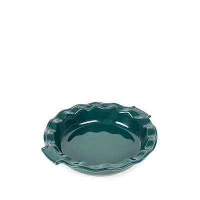 Peugeot Appolia 12 Inch Ceramic Pie Dish In Green